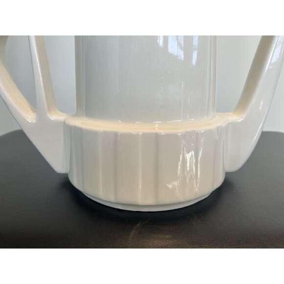 Vintage Mid Century Bauhaus WMF Porcelain Teapot, Ivory With Top, No Chips - Picture 3 of 12